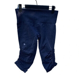 LULULEMON IN THE FLOW CROPPED LEGGINGS